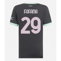 AC Milan Youssouf Fofana #29 Tretí Ženy futbalový dres 2024-25 Krátky Rukáv